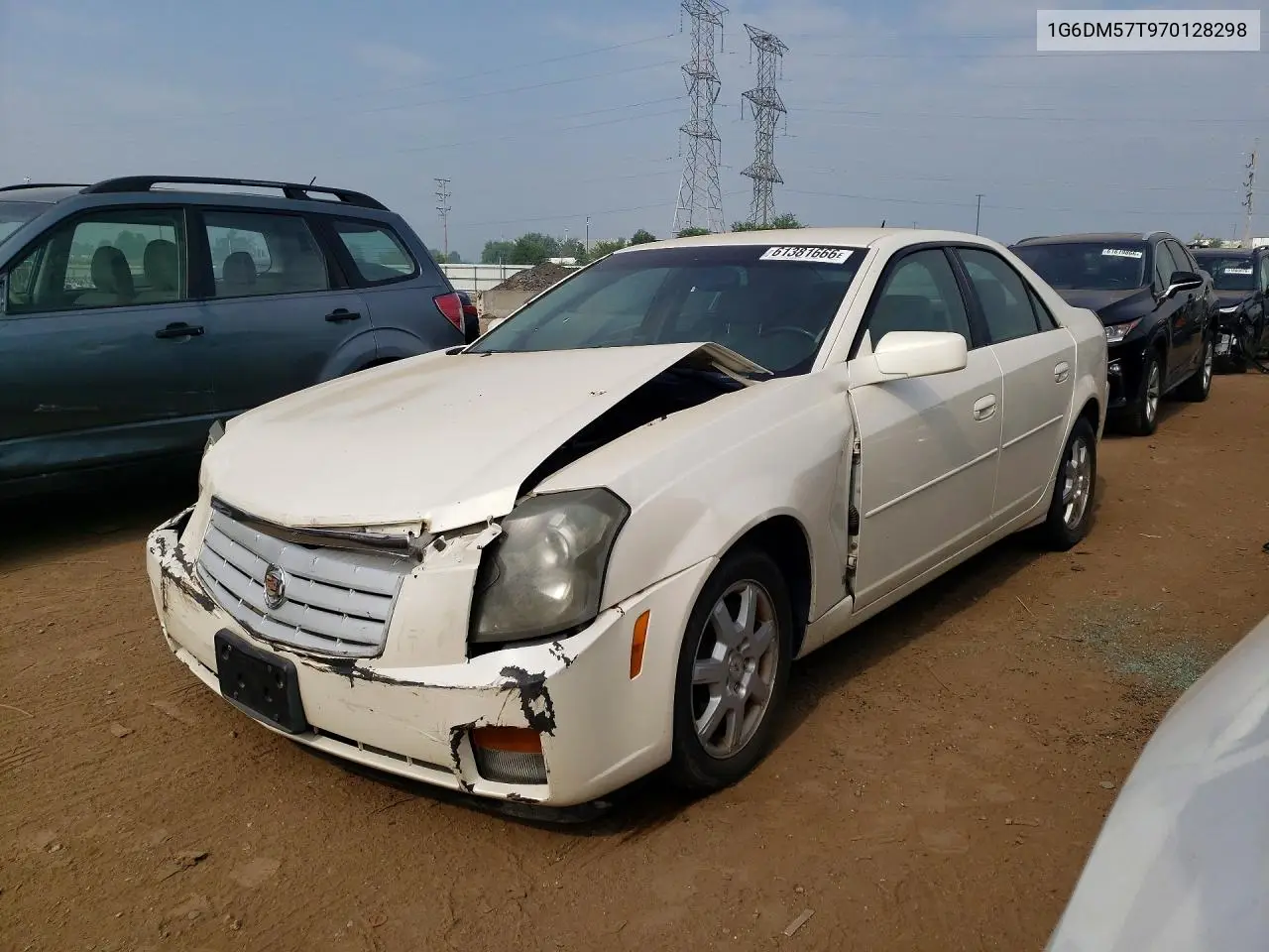 2007 Cadillac Cts VIN: 1G6DM57T970128298 Lot: 61381666