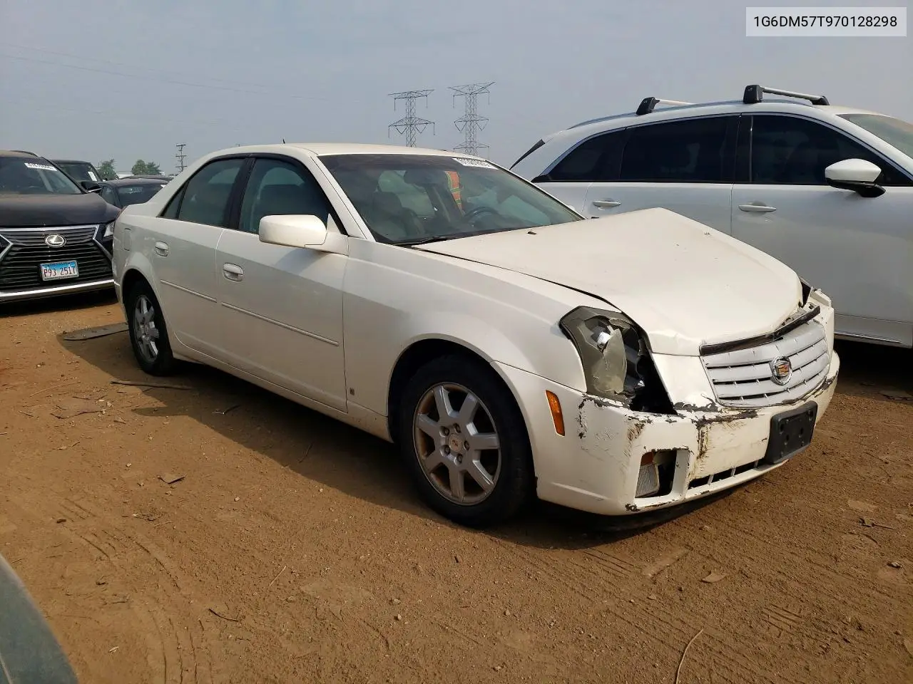 2007 Cadillac Cts VIN: 1G6DM57T970128298 Lot: 61381666