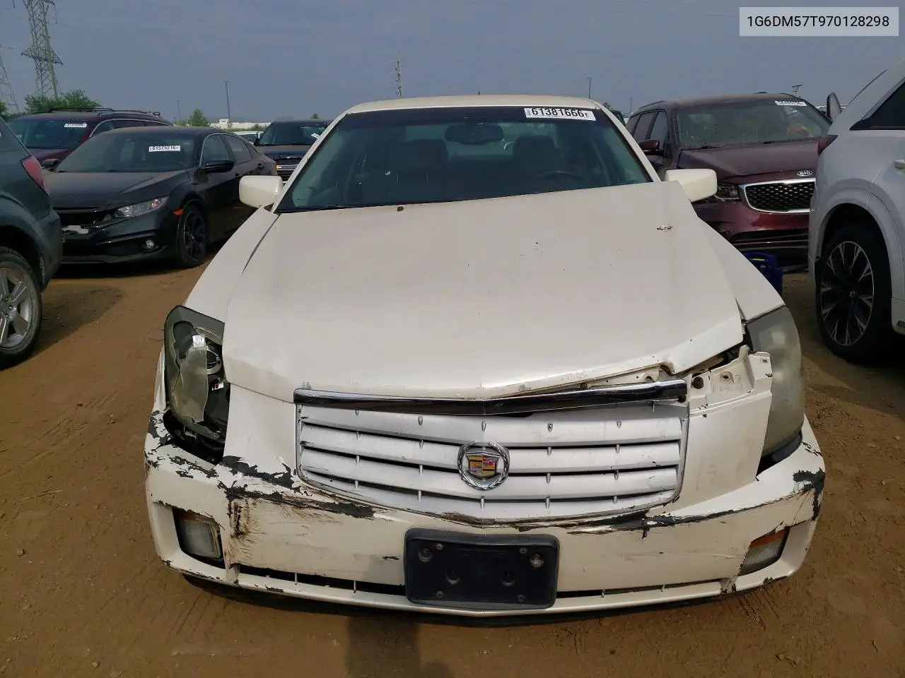 2007 Cadillac Cts VIN: 1G6DM57T970128298 Lot: 61381666