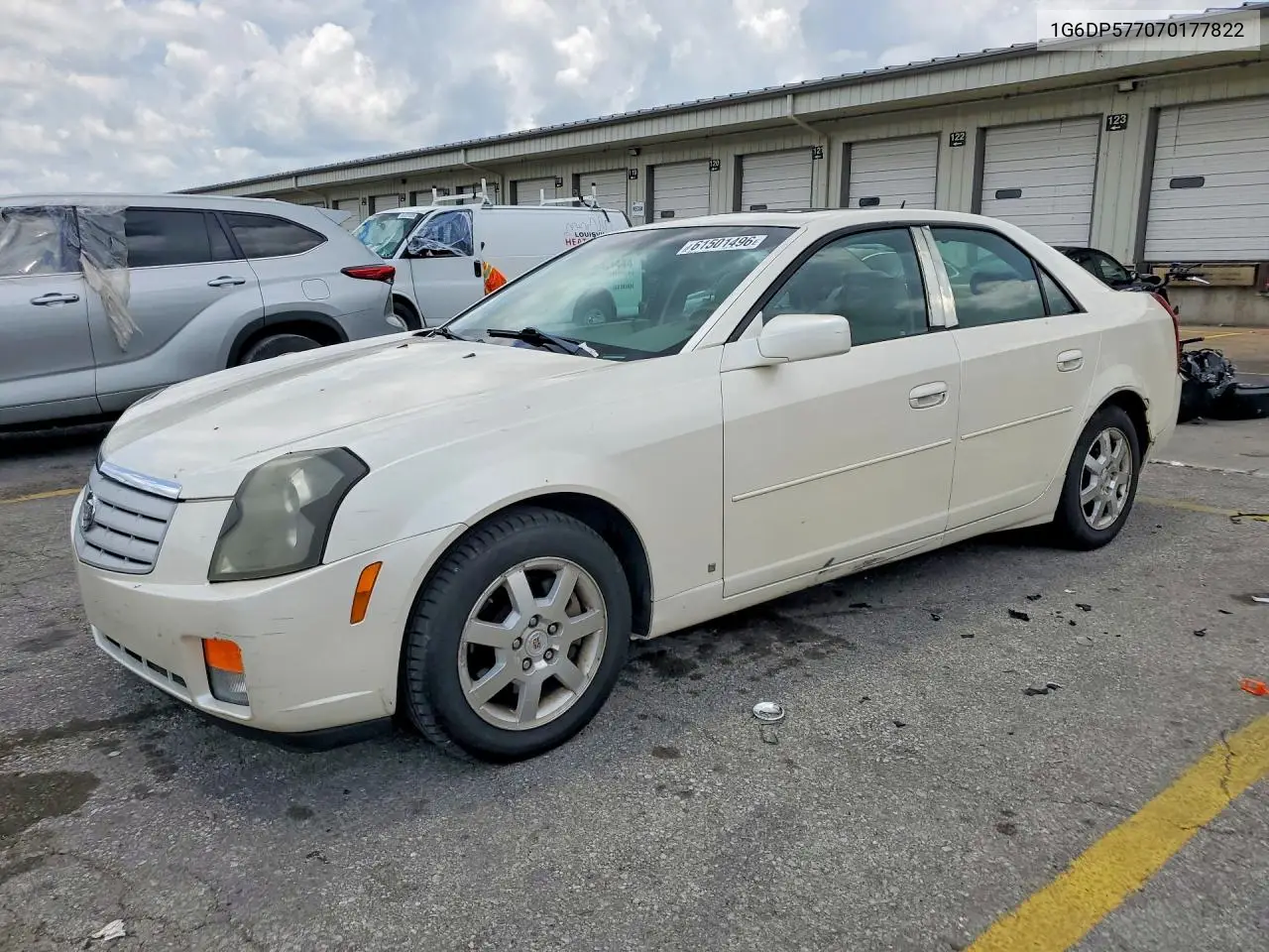 2007 Cadillac Cts Hi Feature V6 VIN: 1G6DP577070177822 Lot: 61501496