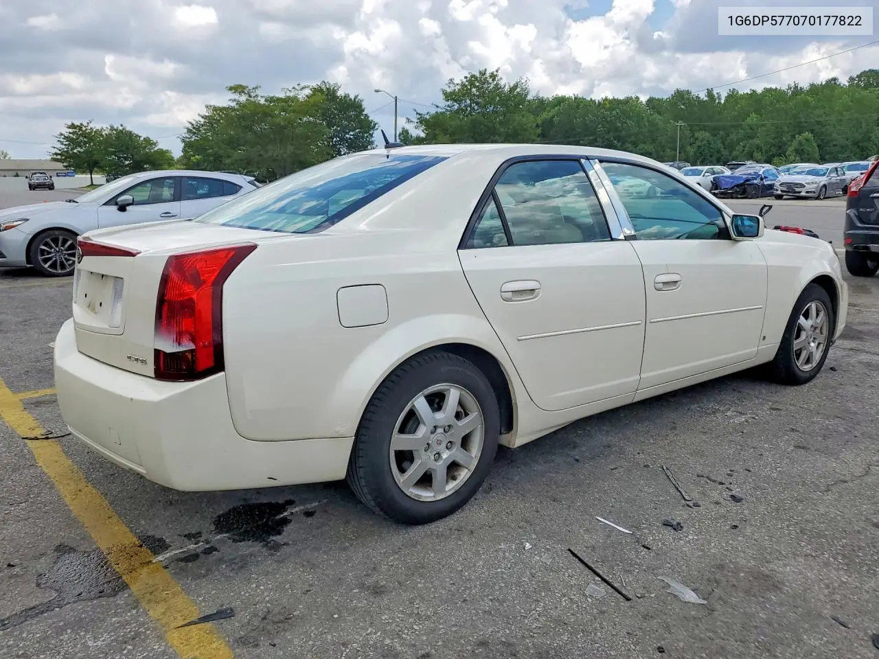 2007 Cadillac Cts Hi Feature V6 VIN: 1G6DP577070177822 Lot: 61501496