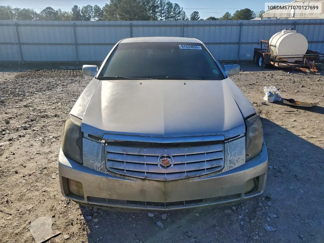 2007 Cadillac Cts-V VIN: 1G6DM57T070127699 Lot: 94333055