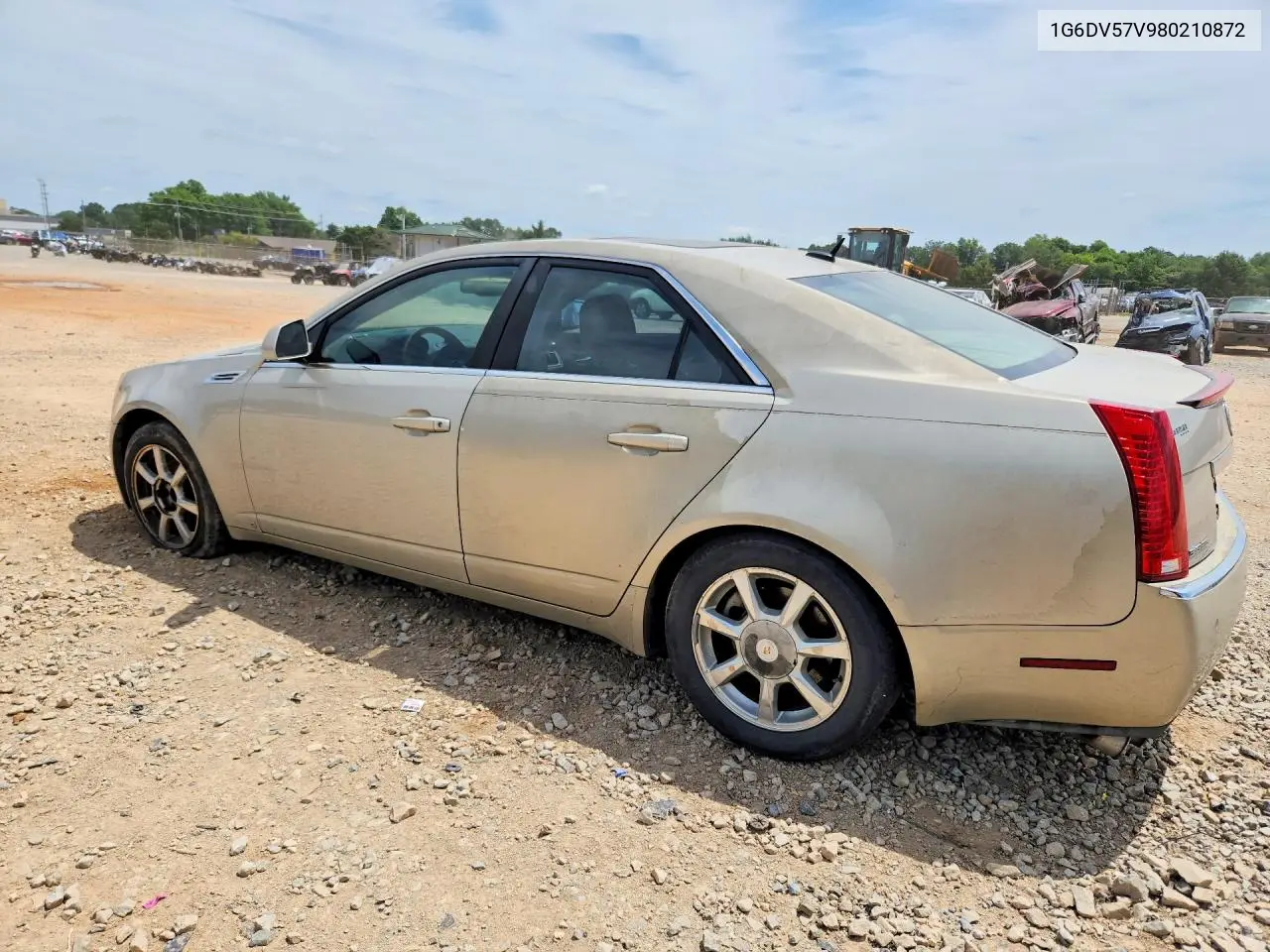 2008 Cadillac Cts Hi Feature V6 VIN: 1G6DV57V980210872 Lot: 57533156