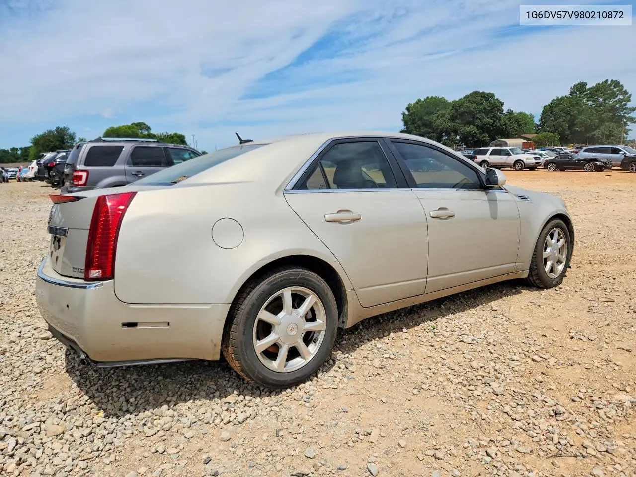 2008 Cadillac Cts Hi Feature V6 VIN: 1G6DV57V980210872 Lot: 57533156