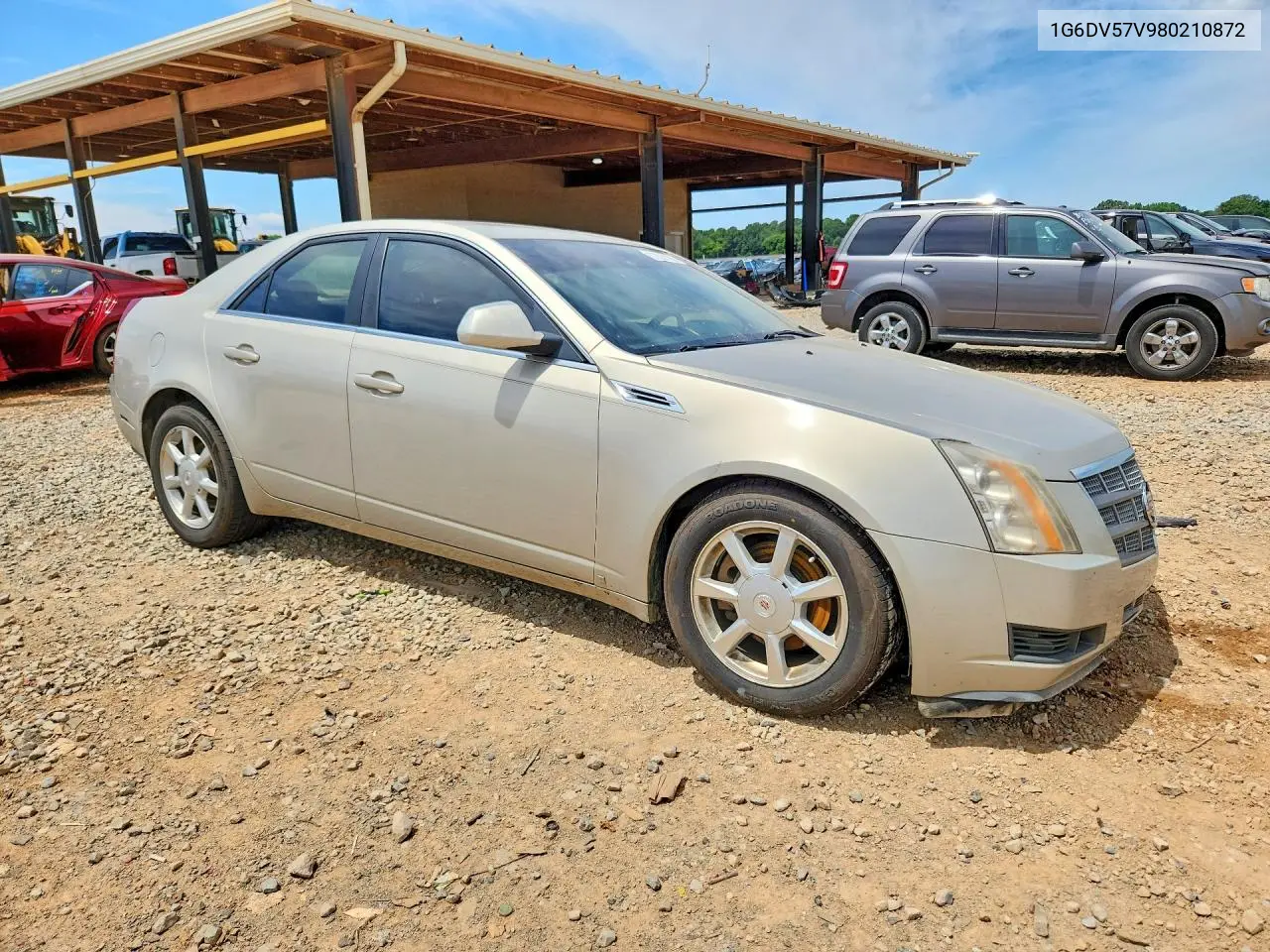 2008 Cadillac Cts Hi Feature V6 VIN: 1G6DV57V980210872 Lot: 57533156