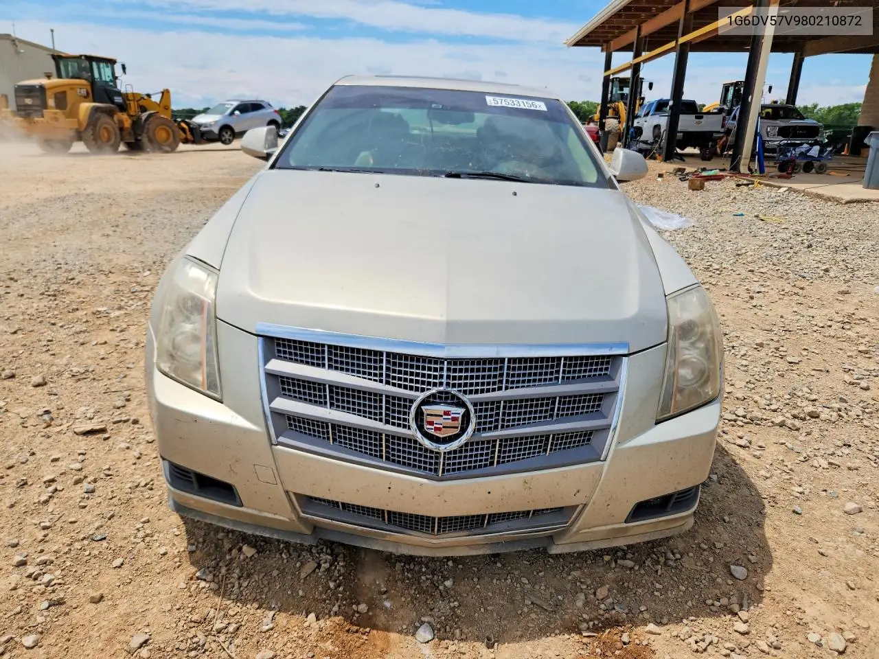 2008 Cadillac Cts Hi Feature V6 VIN: 1G6DV57V980210872 Lot: 57533156