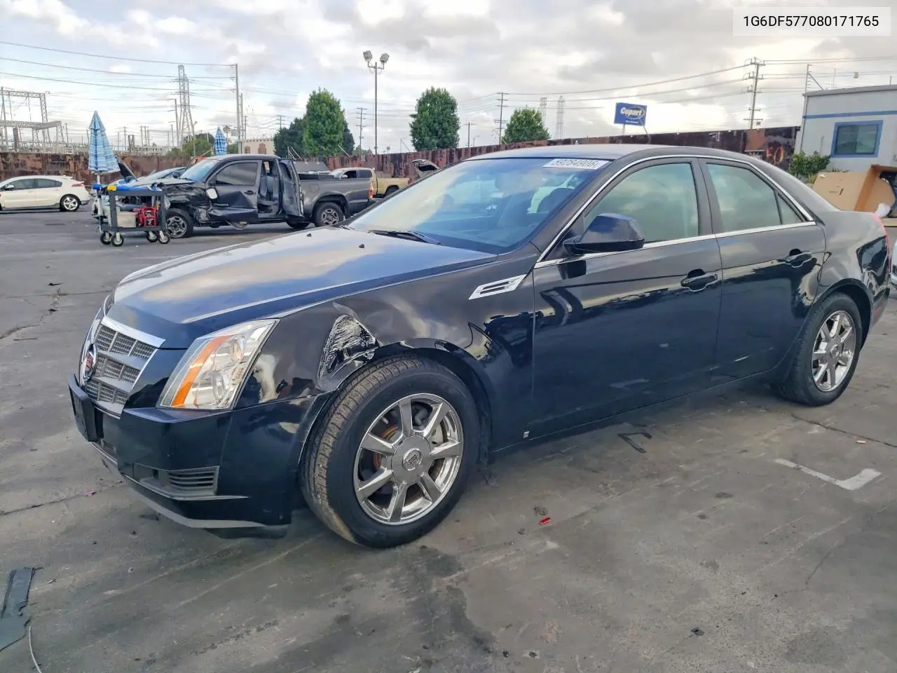 2008 Cadillac Cts VIN: 1G6DF577080171765 Lot: 59284906