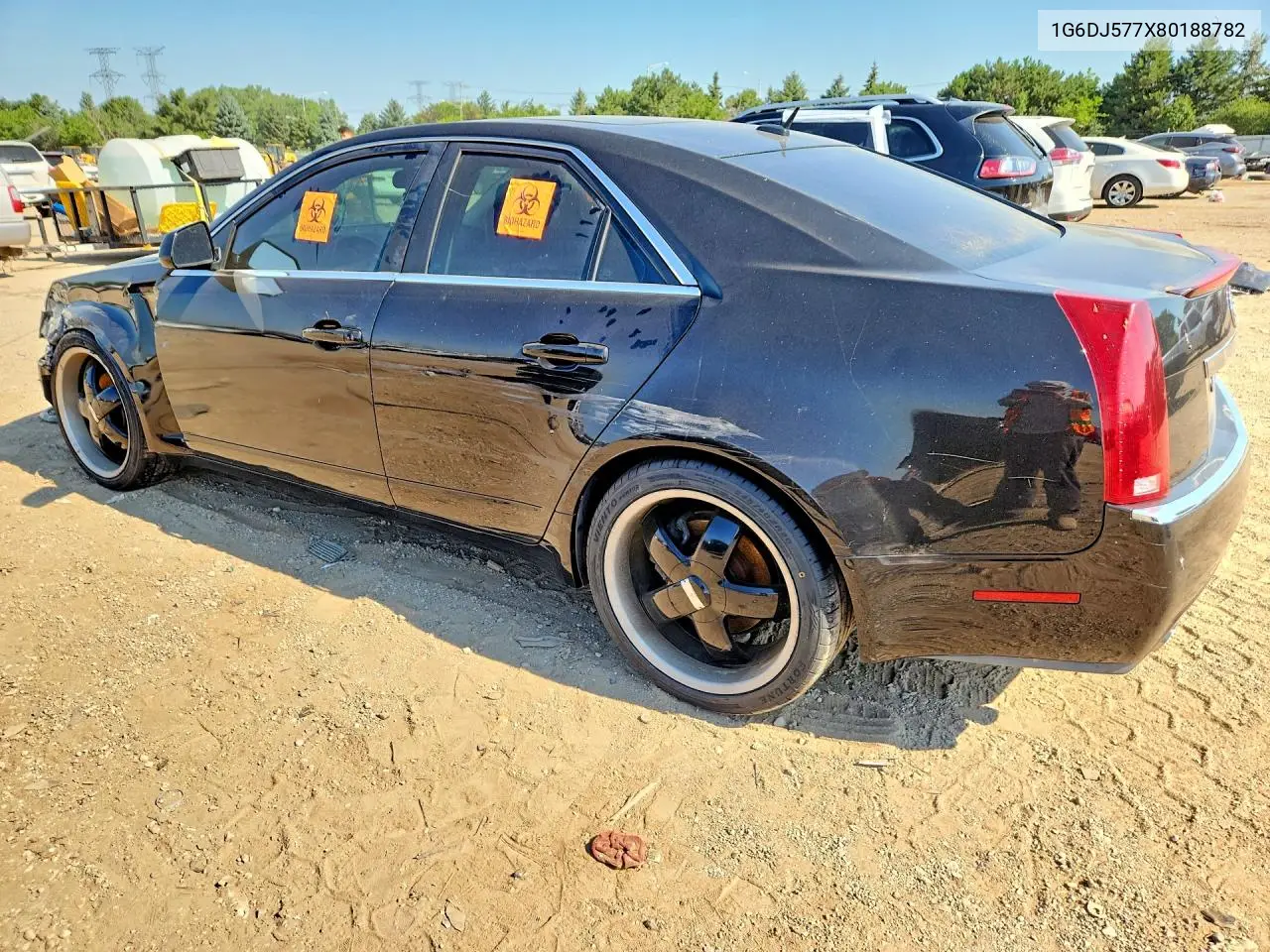 2008 Cadillac Cts VIN: 1G6DJ577X80188782 Lot: 60031376
