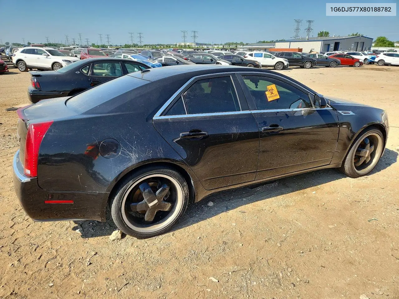 2008 Cadillac Cts VIN: 1G6DJ577X80188782 Lot: 60031376