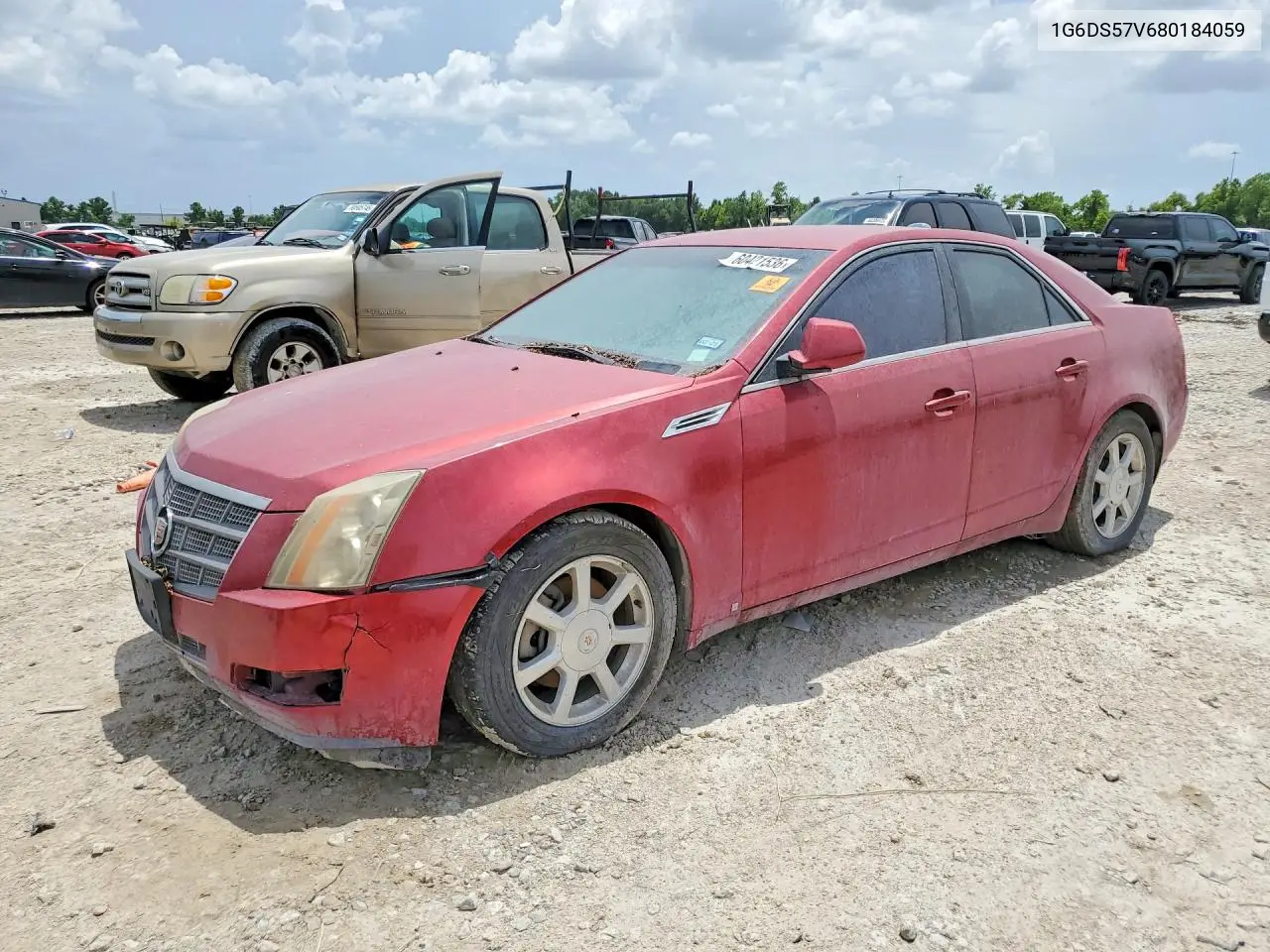 2008 Cadillac Cts VIN: 1G6DS57V680184059 Lot: 60421536