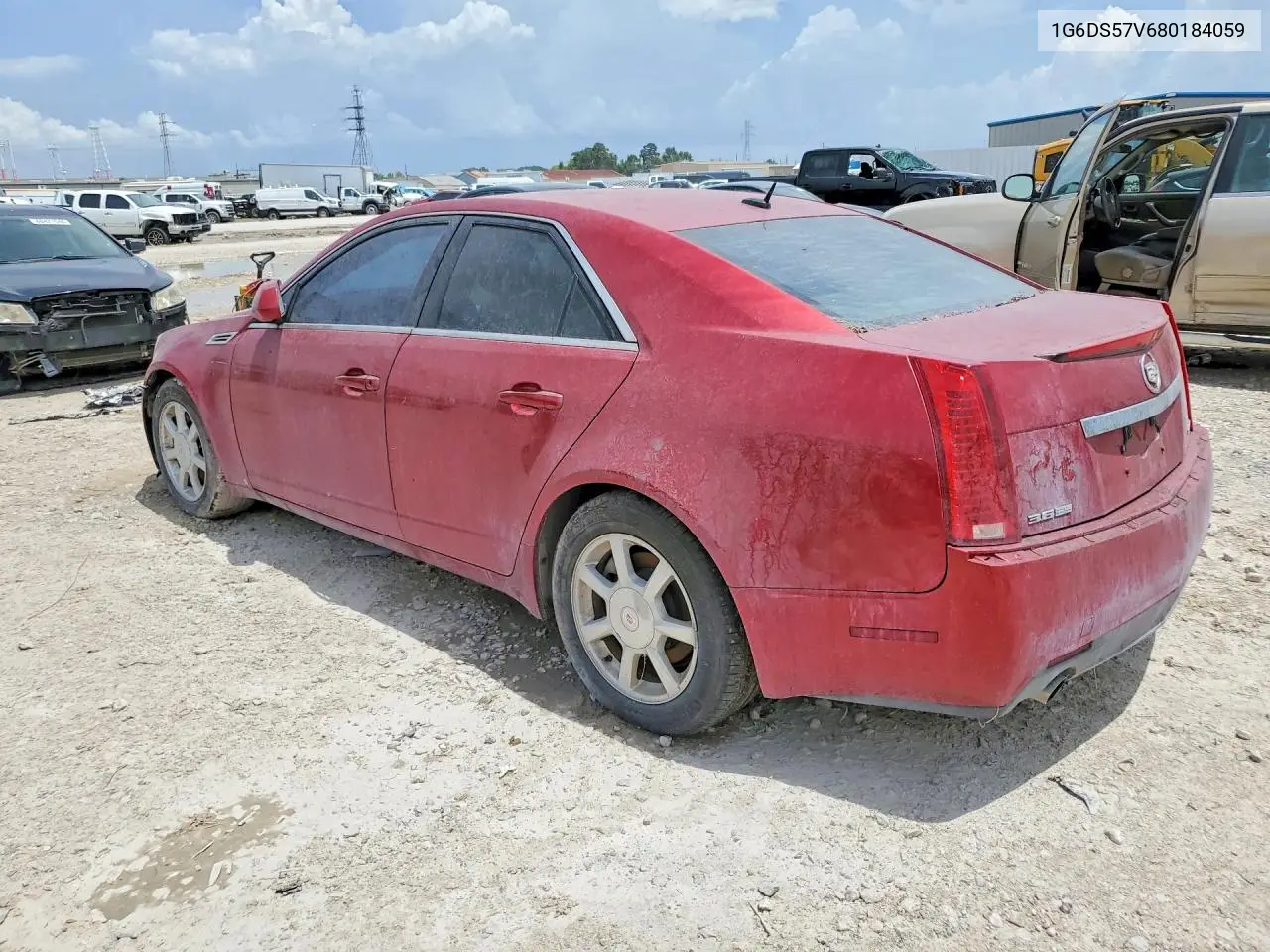 2008 Cadillac Cts VIN: 1G6DS57V680184059 Lot: 60421536