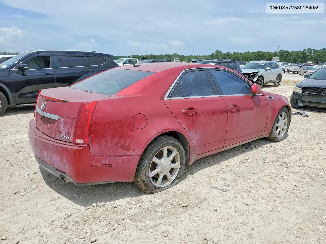 2008 Cadillac Cts VIN: 1G6DS57V680184059 Lot: 60421536