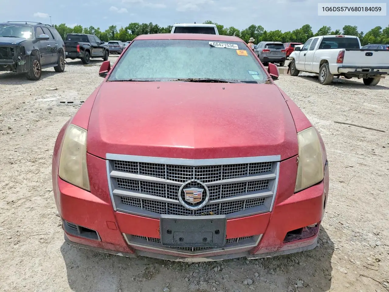 2008 Cadillac Cts VIN: 1G6DS57V680184059 Lot: 60421536