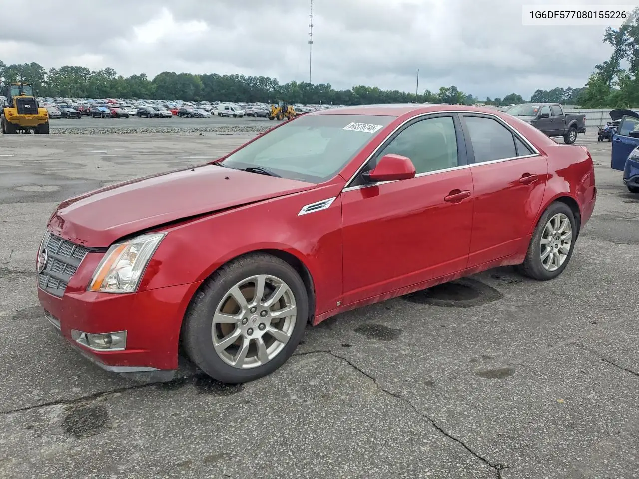 2008 Cadillac Cts VIN: 1G6DF577080155226 Lot: 60576746