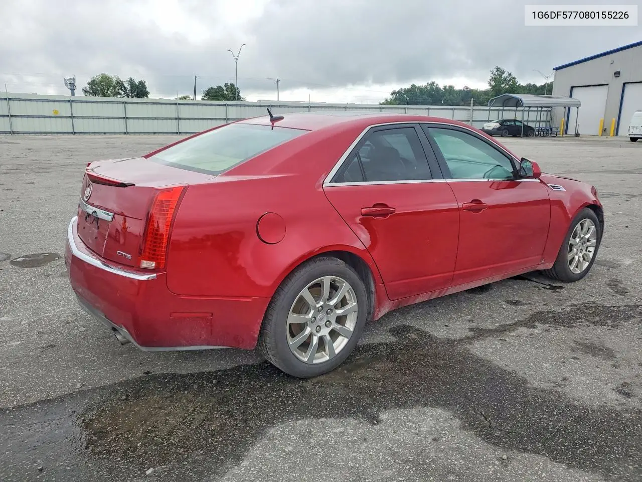 2008 Cadillac Cts VIN: 1G6DF577080155226 Lot: 60576746