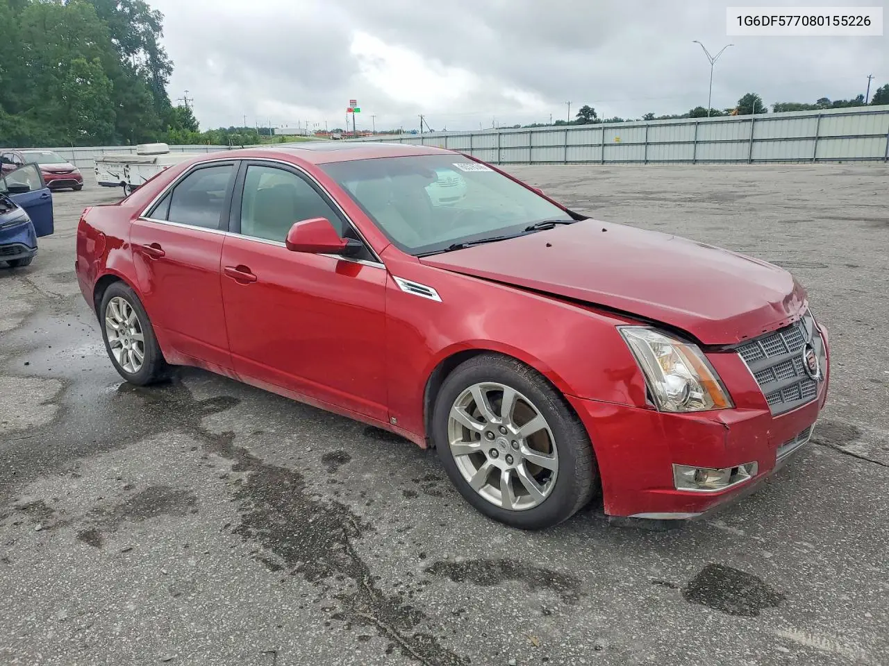 2008 Cadillac Cts VIN: 1G6DF577080155226 Lot: 60576746