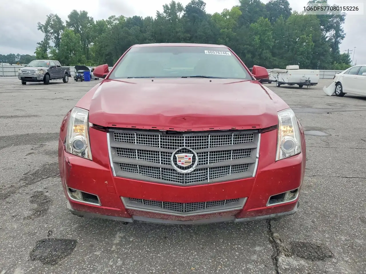 2008 Cadillac Cts VIN: 1G6DF577080155226 Lot: 60576746