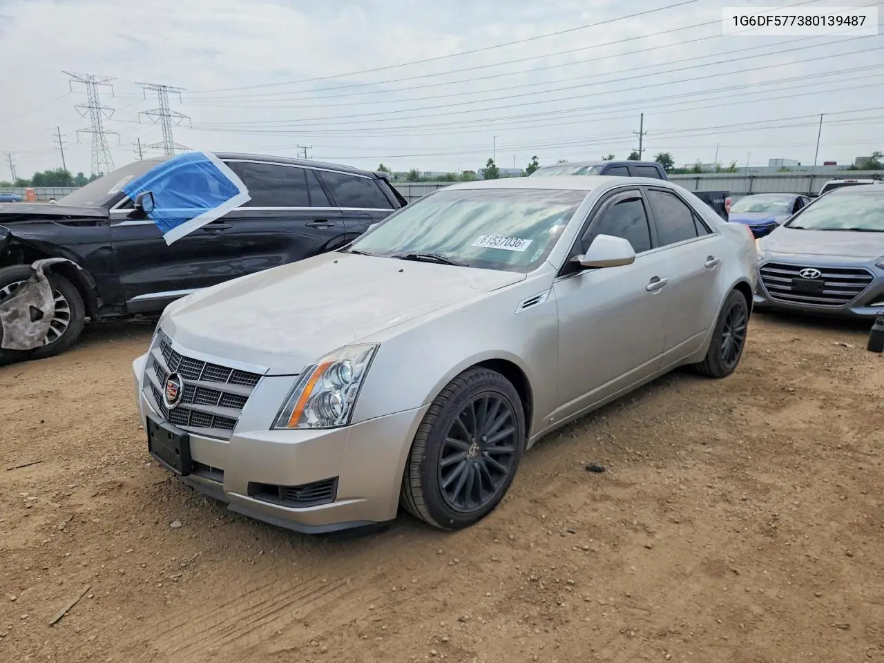 2008 Cadillac Cts VIN: 1G6DF577380139487 Lot: 61537036