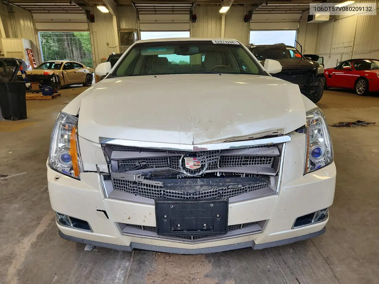 2008 Cadillac Cts Hi Feature V6 VIN: 1G6DT57V080209132 Lot: 62074206
