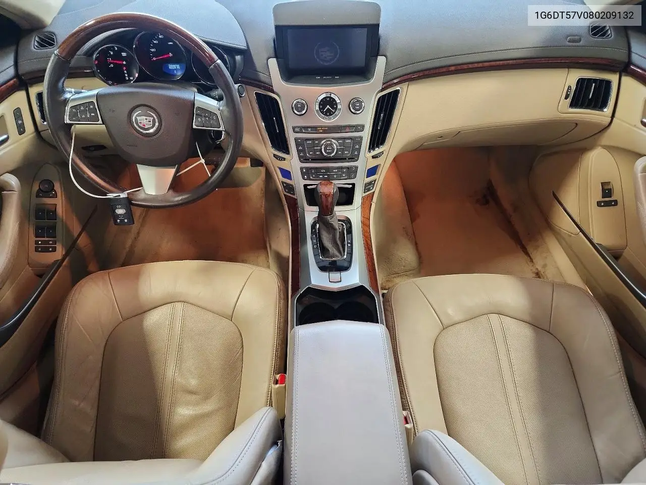 2008 Cadillac Cts Hi Feature V6 VIN: 1G6DT57V080209132 Lot: 62074206