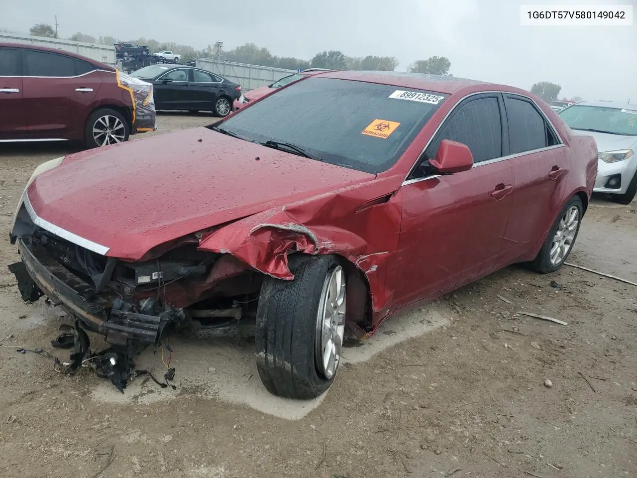 1G6DT57V580149042 2008 Cadillac Cts Hi Feature V6