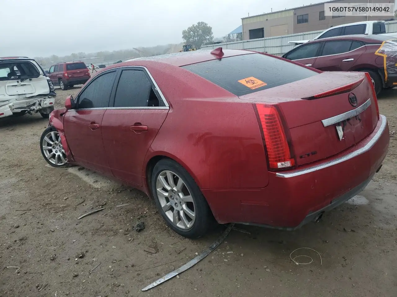 1G6DT57V580149042 2008 Cadillac Cts Hi Feature V6
