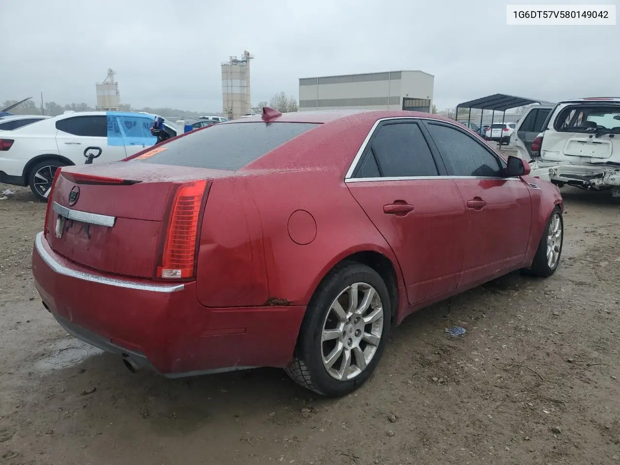 1G6DT57V580149042 2008 Cadillac Cts Hi Feature V6