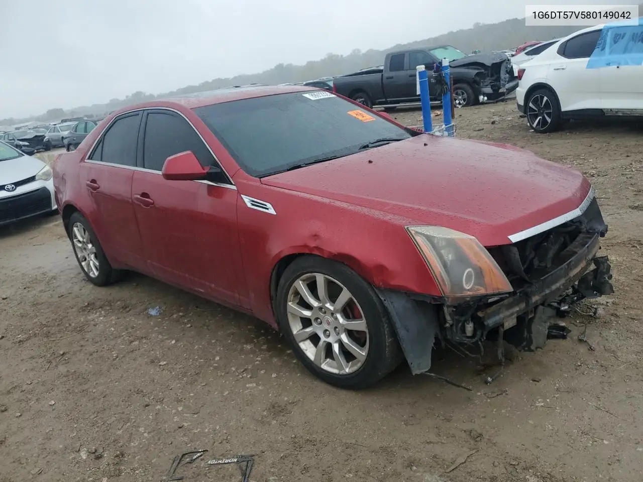 1G6DT57V580149042 2008 Cadillac Cts Hi Feature V6