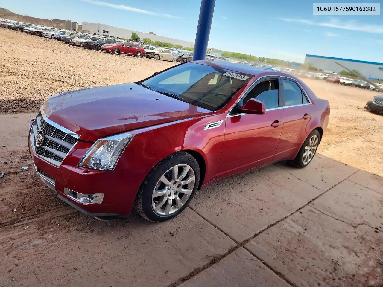 2009 Cadillac Cts VIN: 1G6DH577590163382 Lot: 56173916
