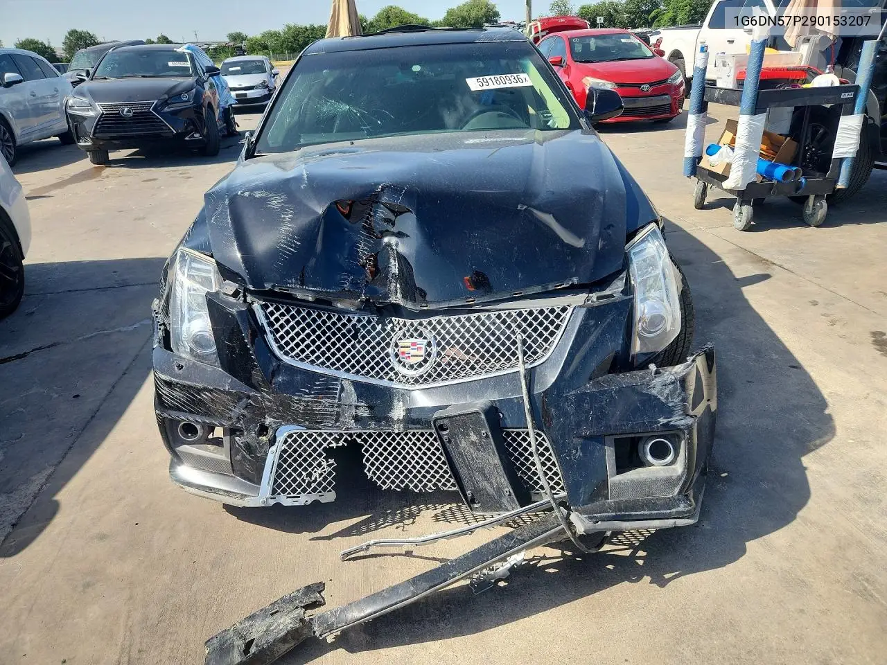 2009 Cadillac Cts-V VIN: 1G6DN57P290153207 Lot: 59180936