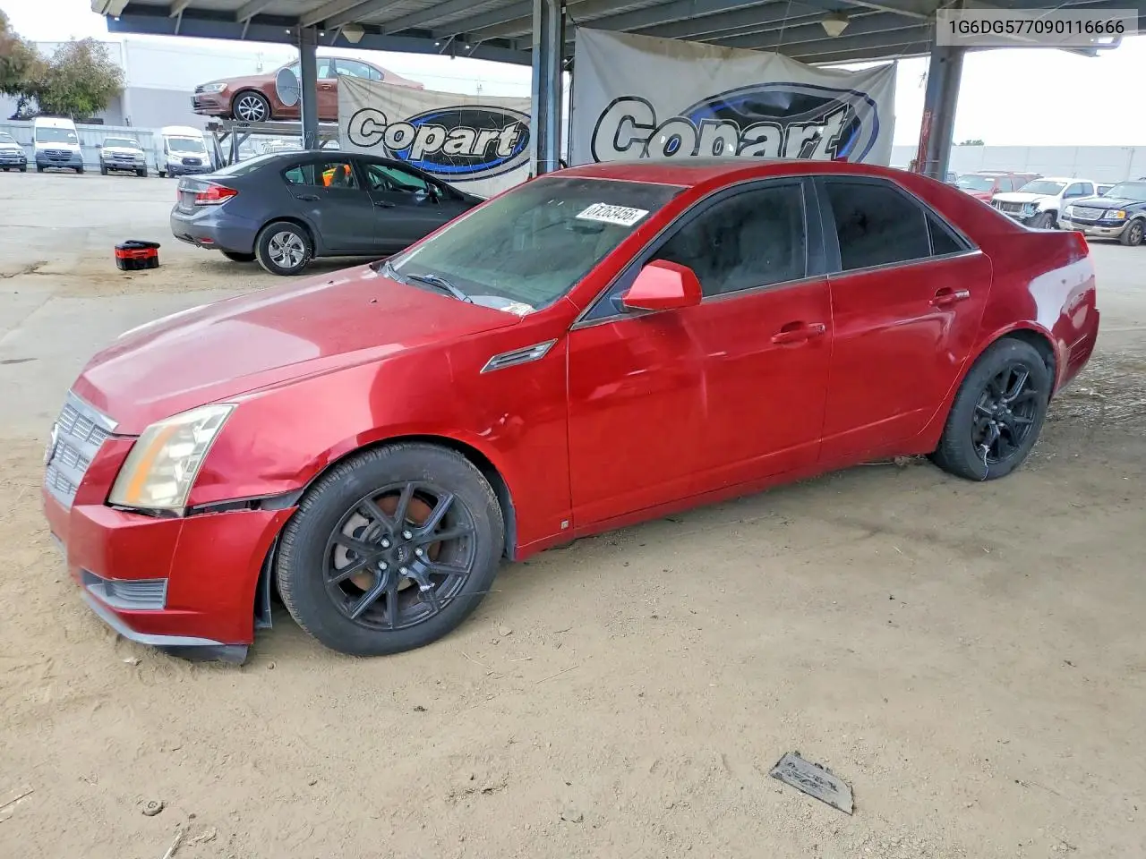 2009 Cadillac Cts VIN: 1G6DG577090116666 Lot: 61263456