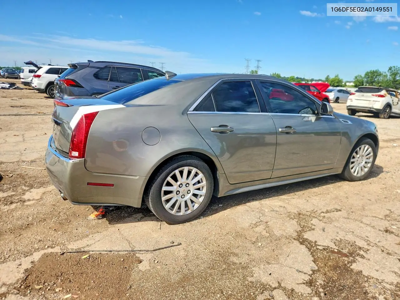 2010 Cadillac Cts Luxury Collection VIN: 1G6DF5EG2A0149551 Lot: 57938886