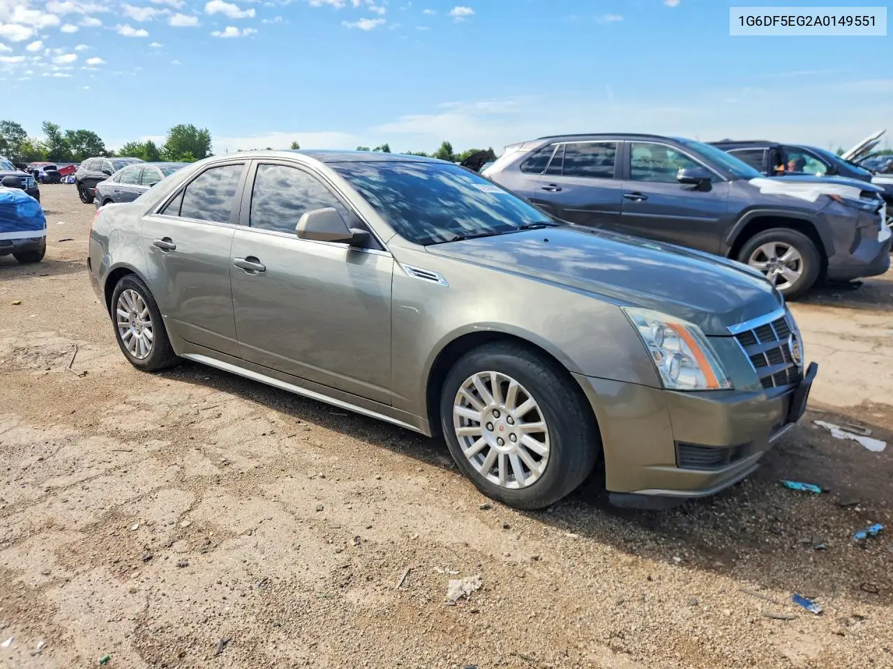 2010 Cadillac Cts Luxury Collection VIN: 1G6DF5EG2A0149551 Lot: 57938886