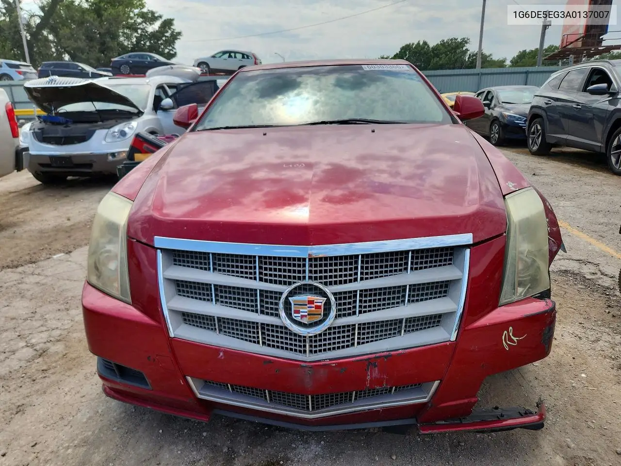 2010 Cadillac Cts Luxury Collection VIN: 1G6DE5EG3A0137007 Lot: 60303366