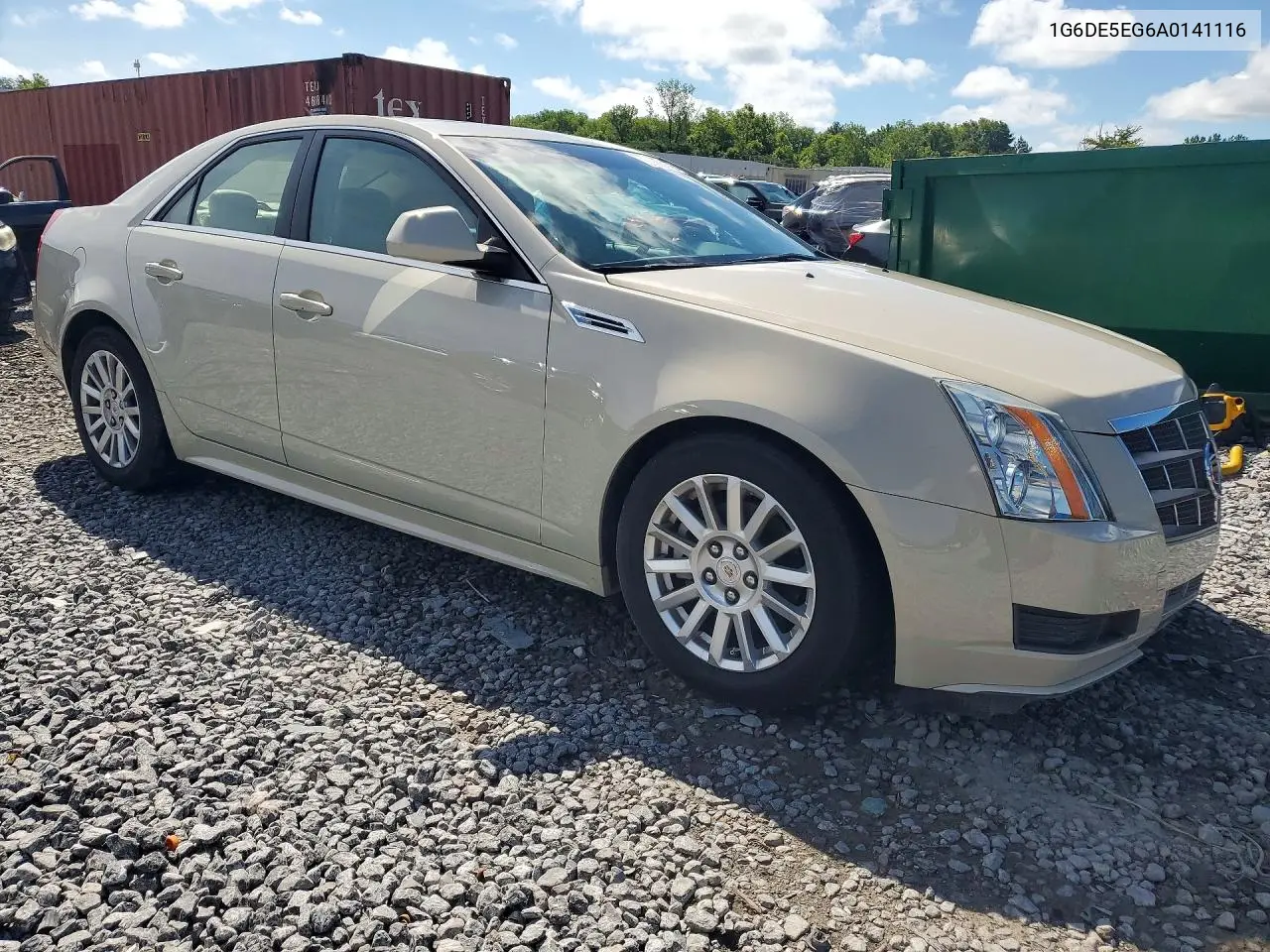 2010 Cadillac Cts Luxury Collection VIN: 1G6DE5EG6A0141116 Lot: 61590566