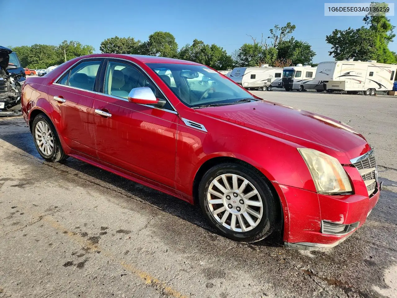 2010 Cadillac Cts Luxury Collection VIN: 1G6DE5EG3A0136259 Lot: 62053956