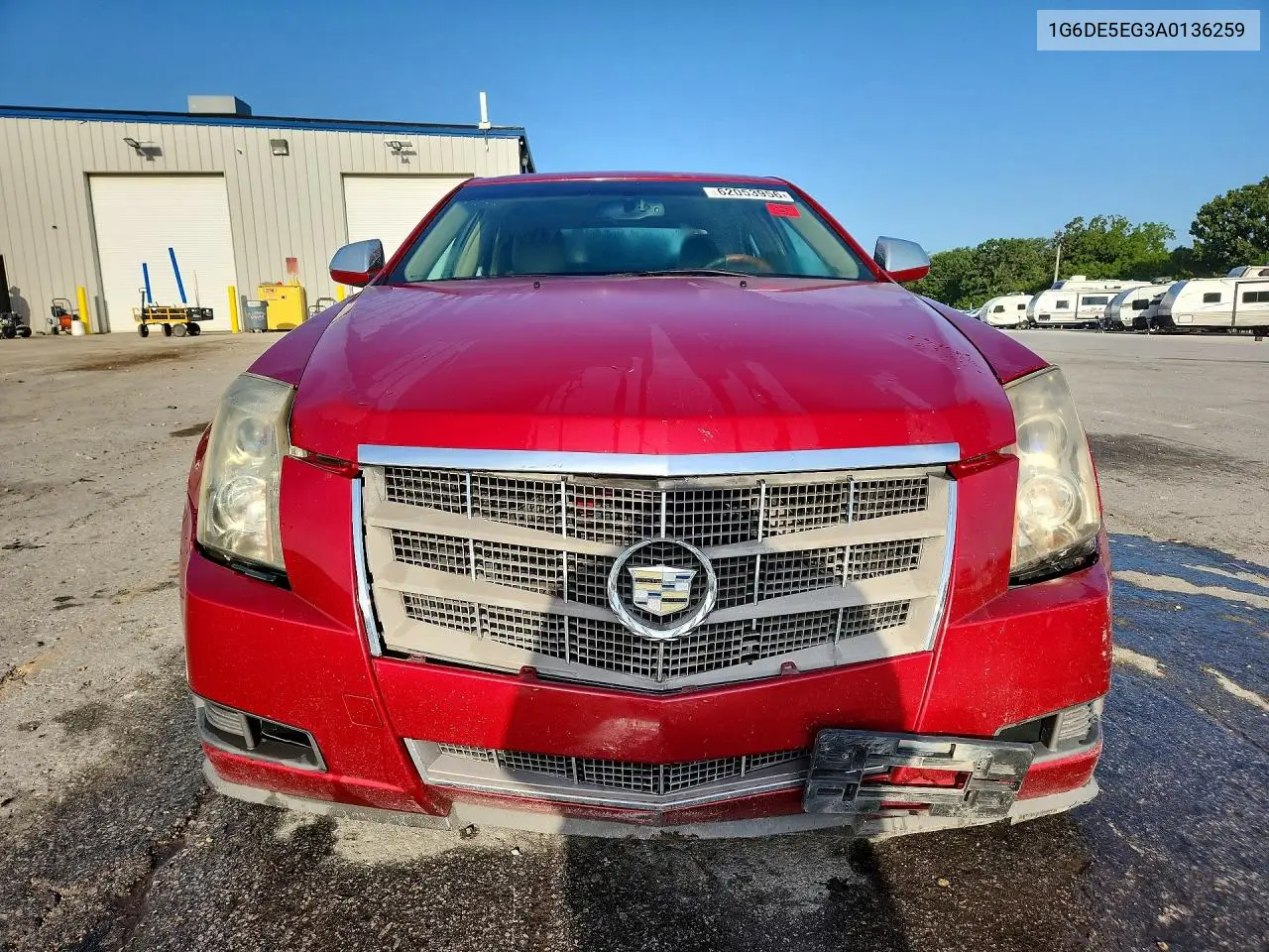2010 Cadillac Cts Luxury Collection VIN: 1G6DE5EG3A0136259 Lot: 62053956