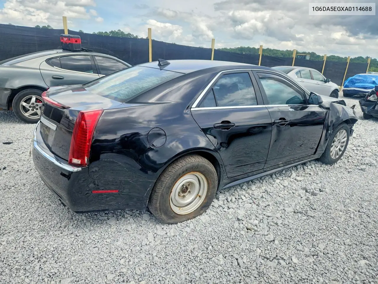 2010 Cadillac Cts VIN: 1G6DA5EGXA0114688 Lot: 62056186