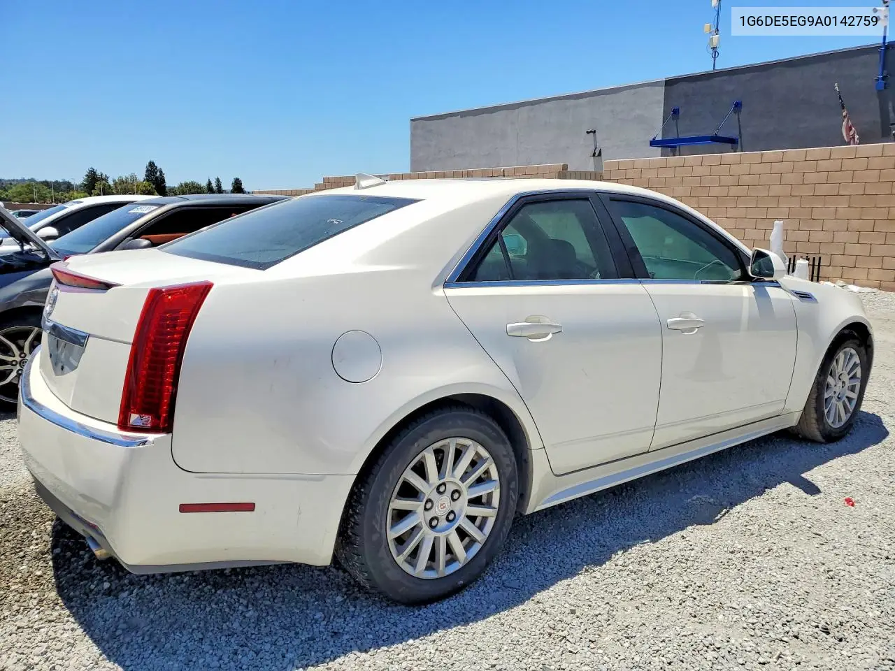 2010 Cadillac Cts Luxury Collection VIN: 1G6DE5EG9A0142759 Lot: 85987885