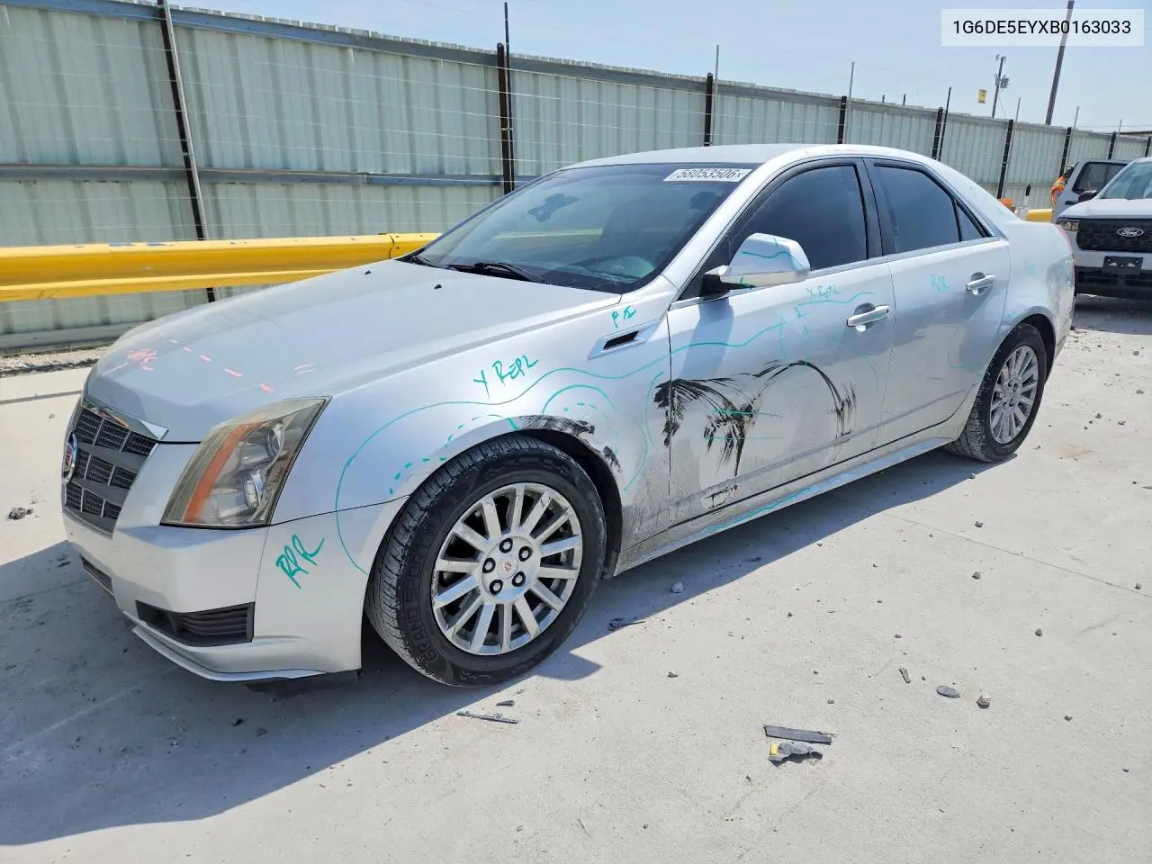 2011 Cadillac Cts Luxury Collection VIN: 1G6DE5EYXB0163033 Lot: 58053506