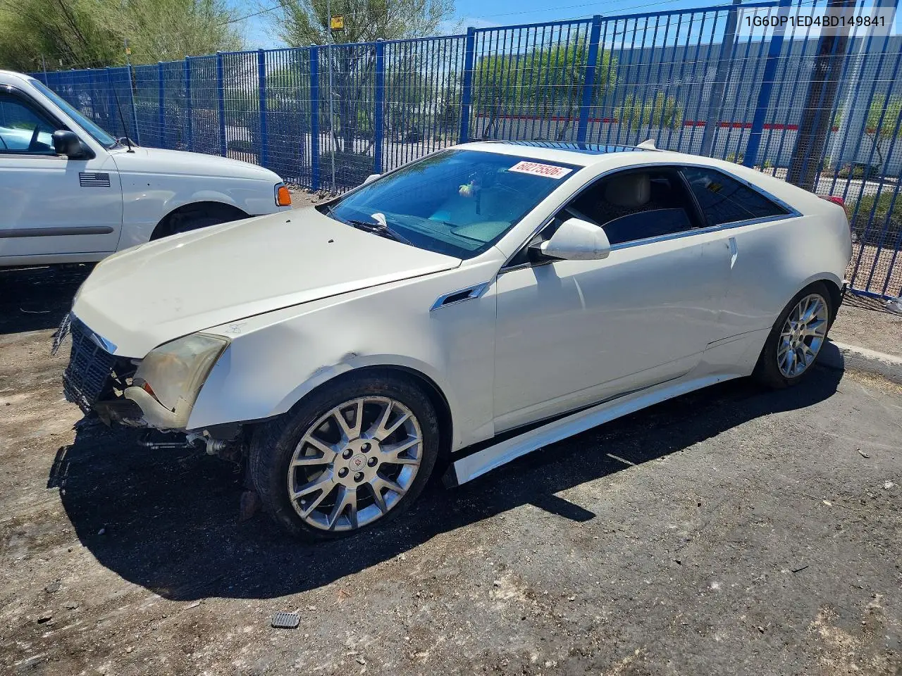 2011 Cadillac Cts Premium VIN: 1G6DP1ED4BD149841 Lot: 60275506