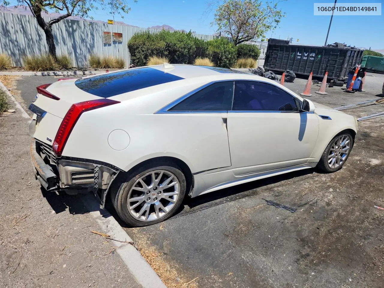 2011 Cadillac Cts Premium VIN: 1G6DP1ED4BD149841 Lot: 60275506