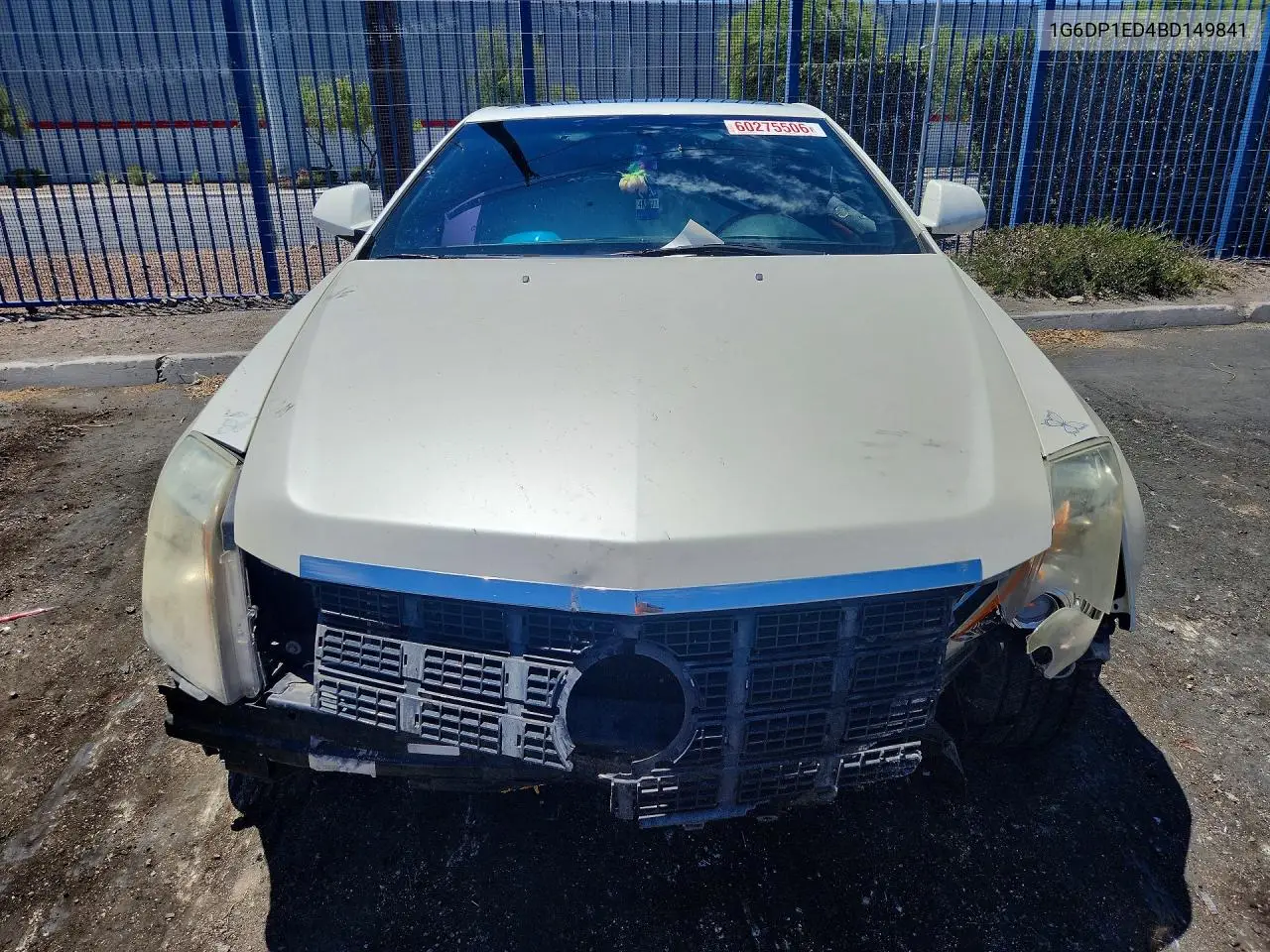 2011 Cadillac Cts Premium VIN: 1G6DP1ED4BD149841 Lot: 60275506