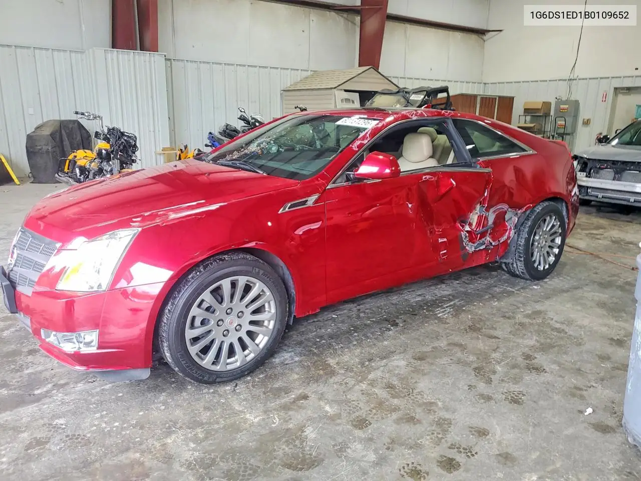 2011 Cadillac Cts Premium Collection VIN: 1G6DS1ED1B0109652 Lot: 62131296