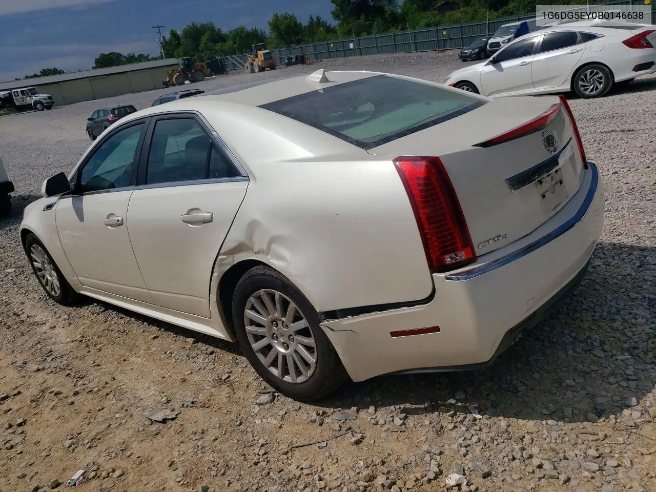 2011 Cadillac Cts Luxury Collection VIN: 1G6DG5EY0B0146638 Lot: 85610255