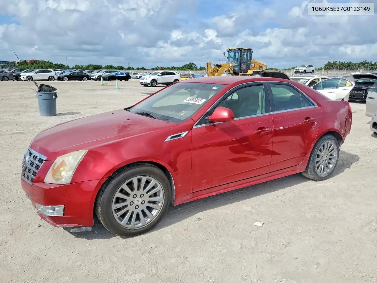 2012 Cadillac Cts Performance Collection VIN: 1G6DK5E37C0123149 Lot: 58086956