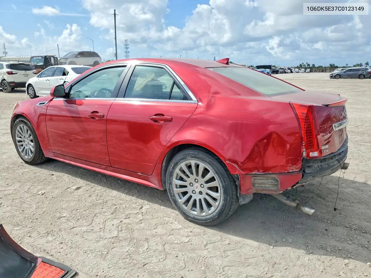 2012 Cadillac Cts Performance Collection VIN: 1G6DK5E37C0123149 Lot: 58086956