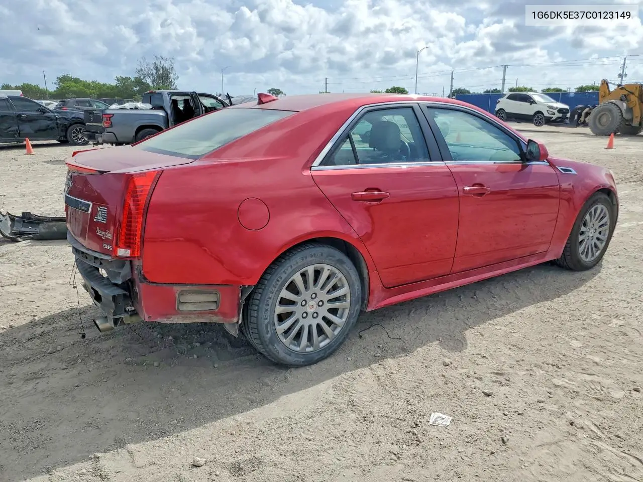 2012 Cadillac Cts Performance Collection VIN: 1G6DK5E37C0123149 Lot: 58086956