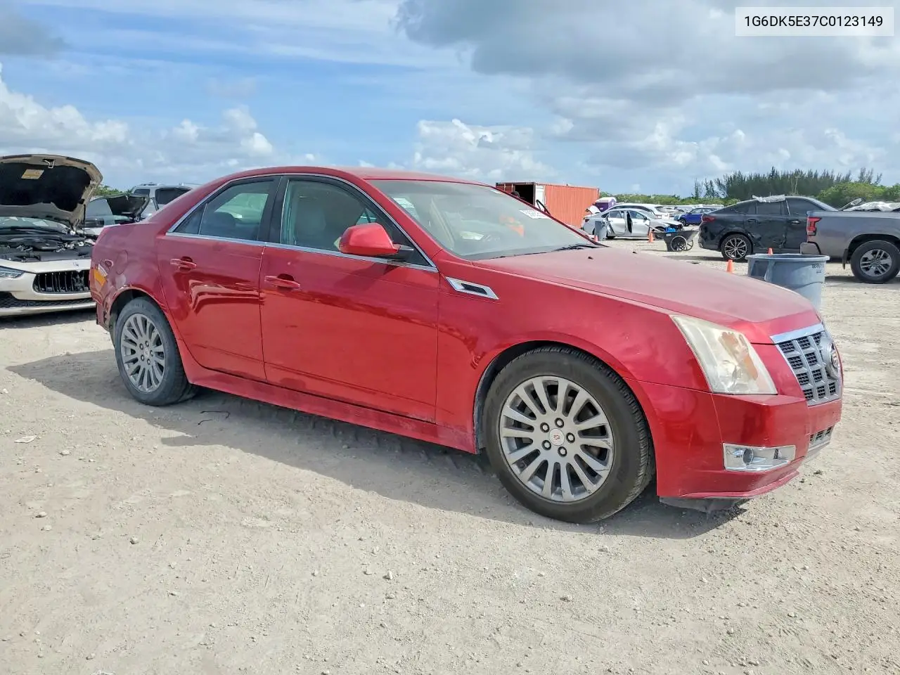 2012 Cadillac Cts Performance Collection VIN: 1G6DK5E37C0123149 Lot: 58086956