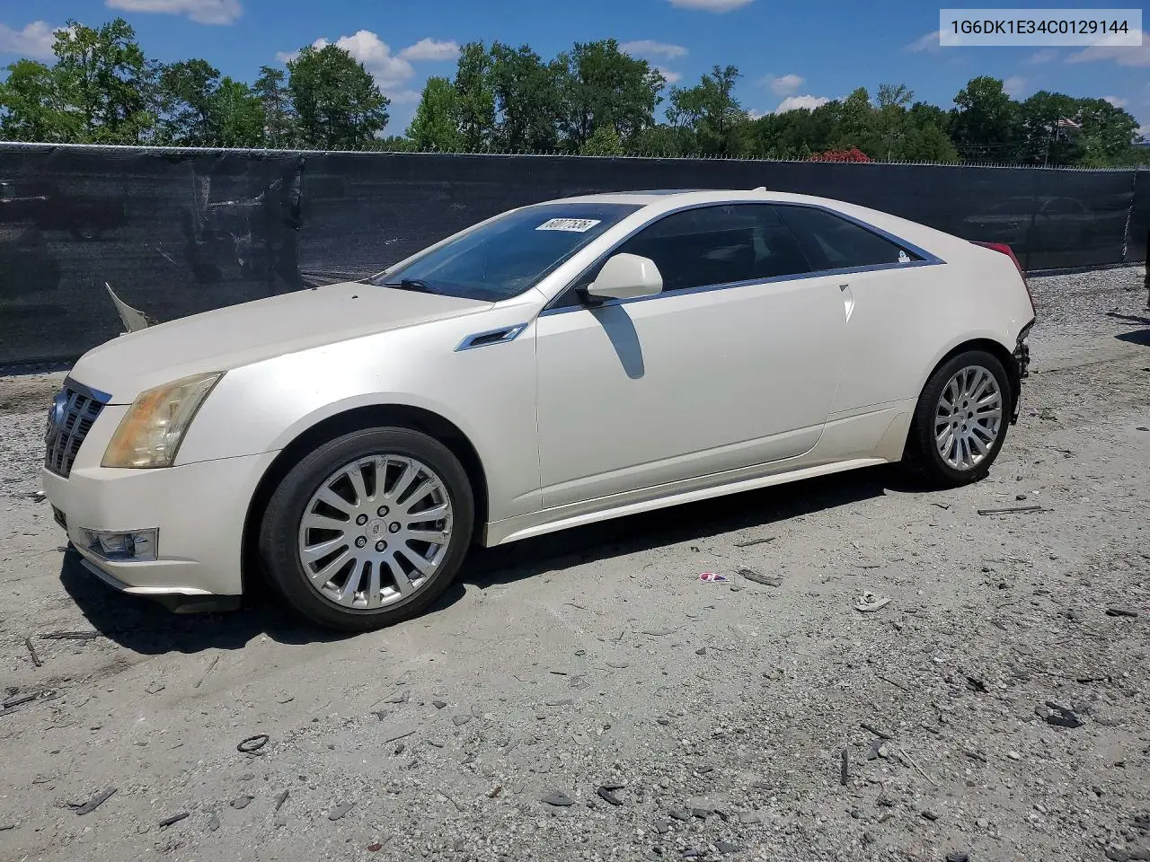2012 Cadillac Cts Performance Collection VIN: 1G6DK1E34C0129144 Lot: 60077536